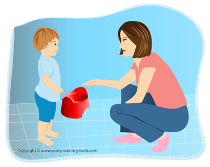 prerating my child before starting potty training